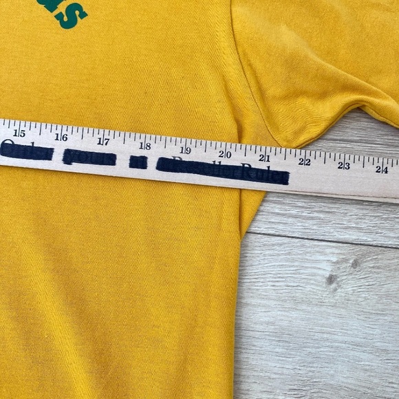 Vintage Screen Stars 90s West Las Vegas Reunion T Shirt Stitch Yellow Large - Picture 11 of 11